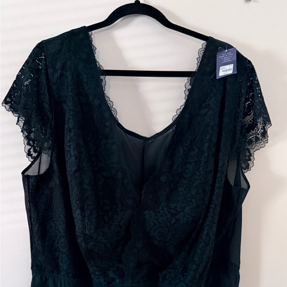 Cacique Black Lace Bodysuit 26/28